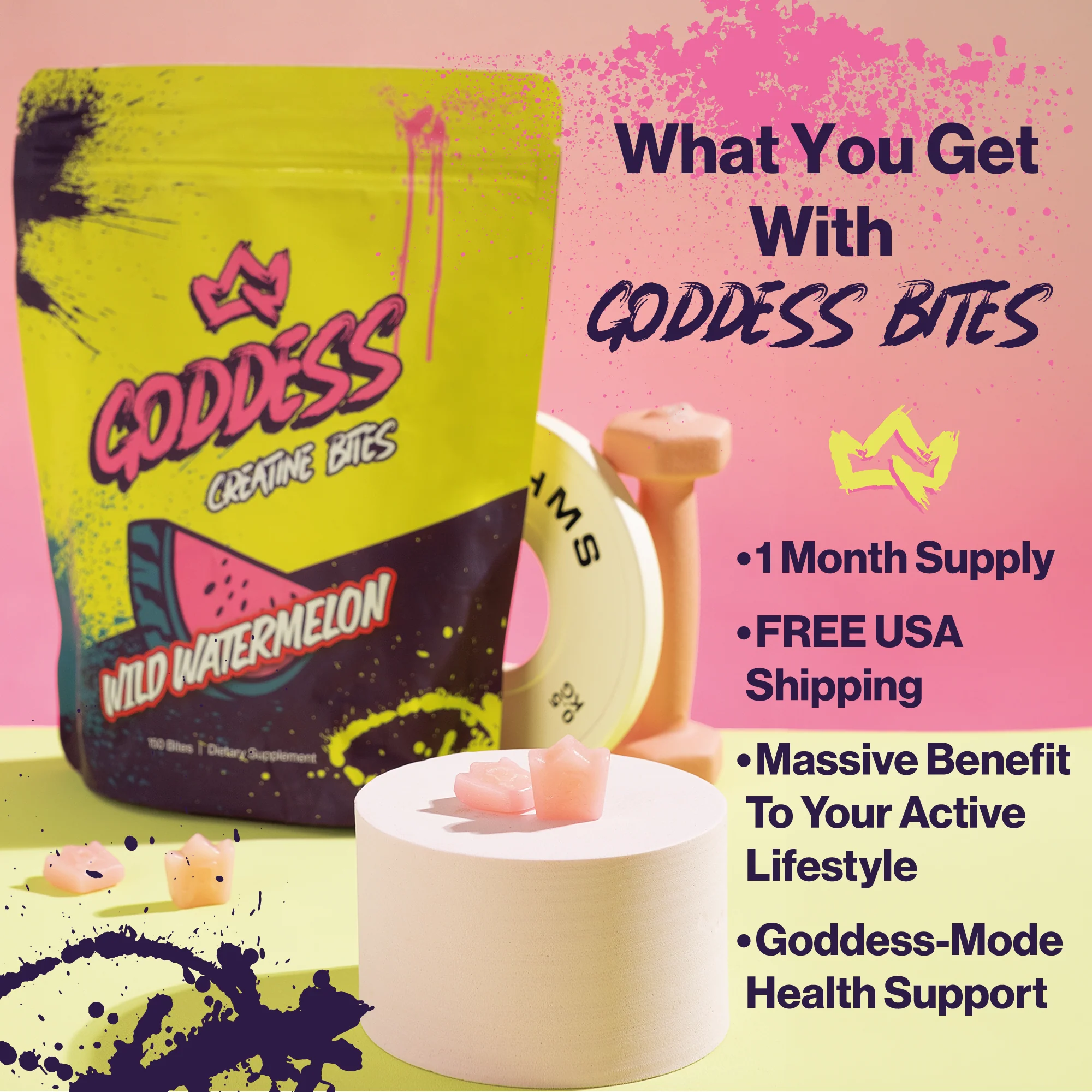 *NEW* Goddess Creatine Bites - Lean Muscle Booster For Women - Image 11