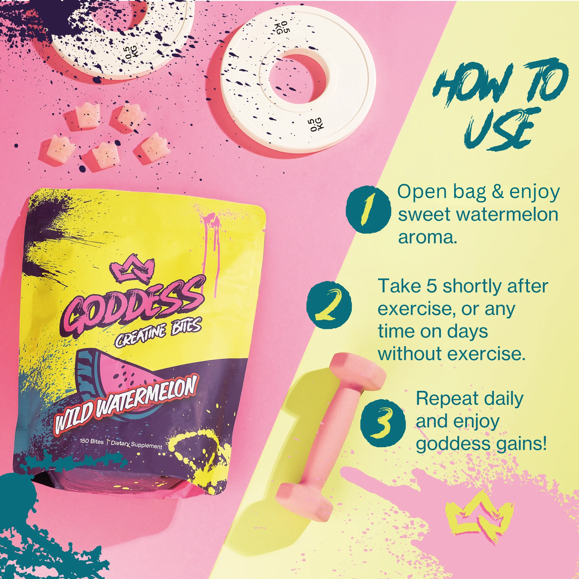 *NEW* Goddess Creatine Bites - Lean Muscle Booster For Women - Image 5